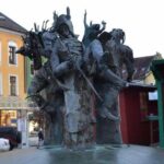 Kašna na náměstí Marktplatz