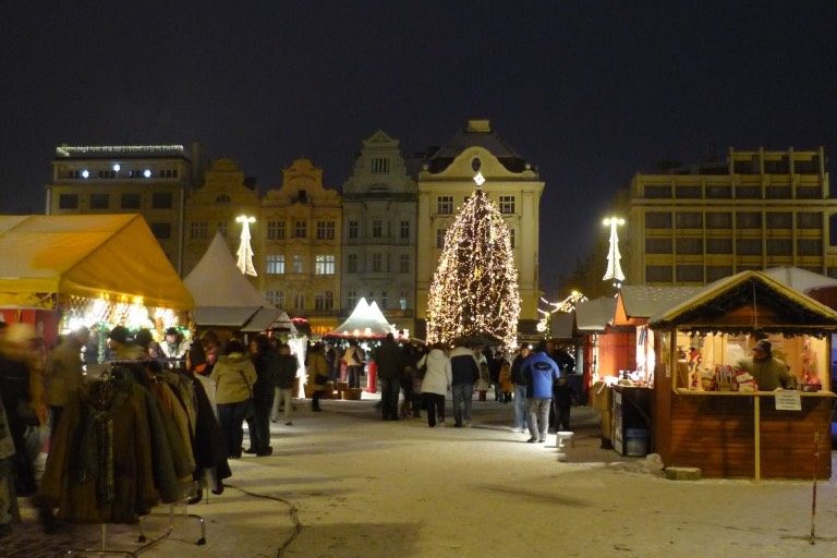 vánoční stromek v plzni 2017