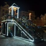 Vánoční strom na náměstí Republiky v roce 2017