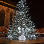Vánoční strom na náměstí Republiky v roce 2017