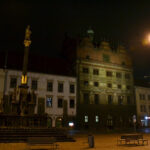 Vánoční strom na náměstí Republiky v roce 2017