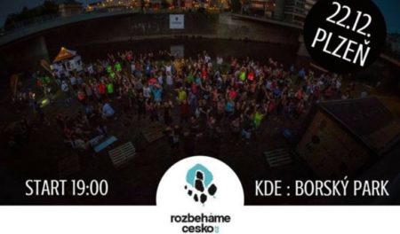 vánoční běh v plzni