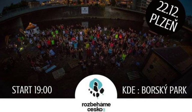 vánoční běh v plzni