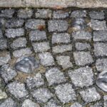 kovové grimasy u velkého divadla