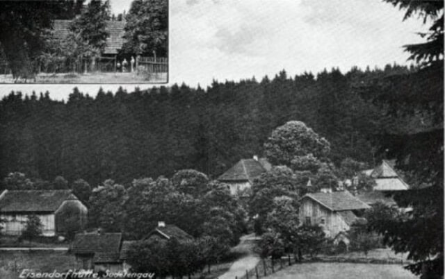 Zaniklá osada Eisendorfská Huť