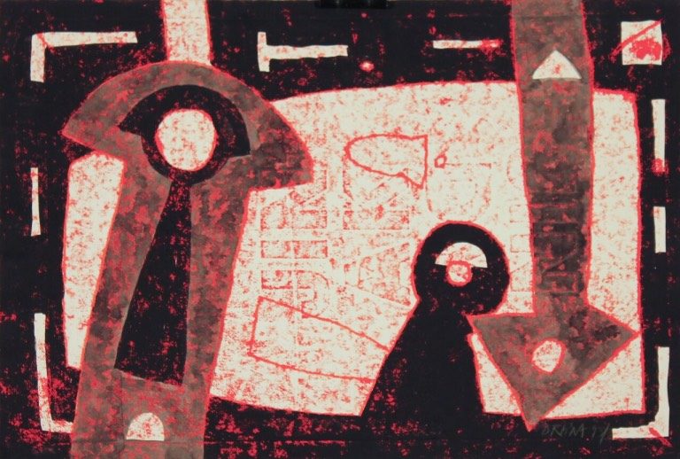 kresba monotyp 1992 c