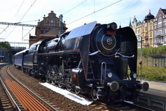 Prezidentský vlak v Plzni