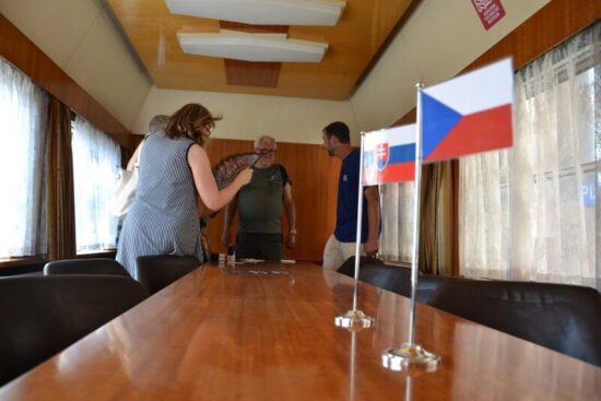 Prezidentský vlak v Plzni