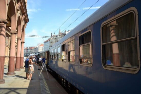 Prezidentský vlak v Plzni