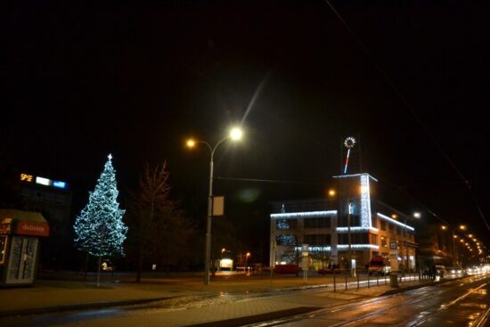 vánoční výzdoba na slovanech