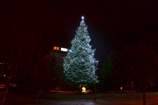 vánoční výzdoba na slovanech