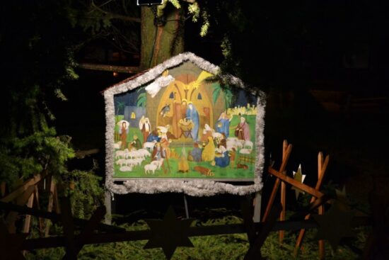 vánoční výzdoba na slovanech