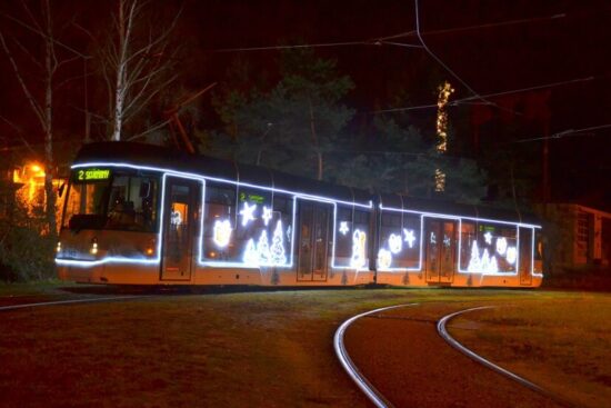 Vánoční tramvaj 2018