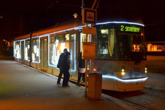 Vánoční tramvaj 2018