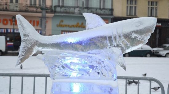 ledové sochy 2019 plzeň
