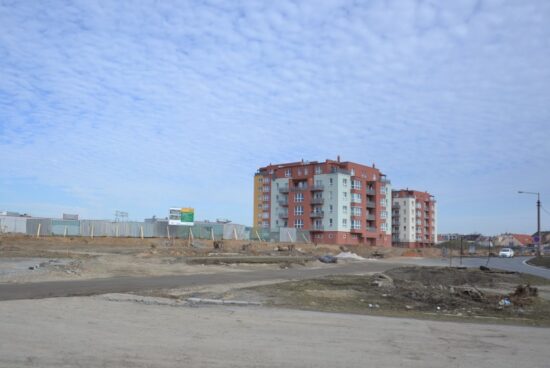 Stavba nové trati na Borská pole v Plzni