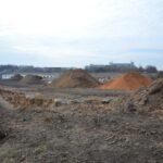 Stavba nové trati na Borská pole v Plzni