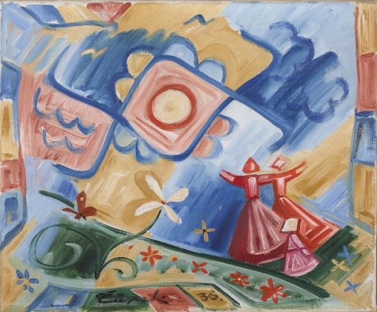  Josef Čapek, Zpívající děvčata, 1936, soukromá sbírka