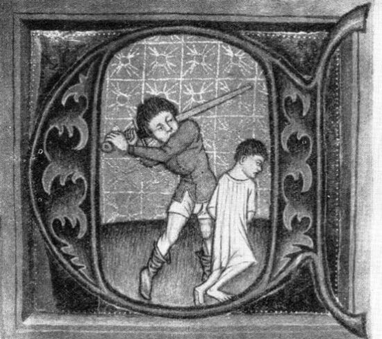 Stětí mečem bylo ve středověku běžným způsobem trestu.