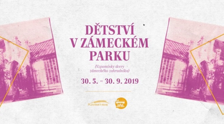 dětství v zámeckém parku