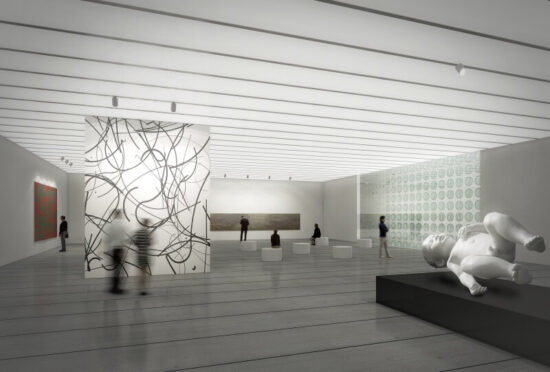 Exteriér plánované budovy