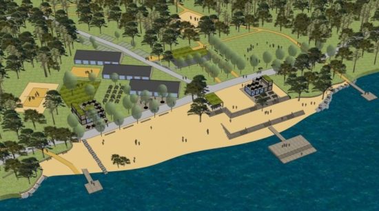 plá Ostende - návrh