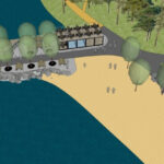 Pláž Ostende - vizualizace