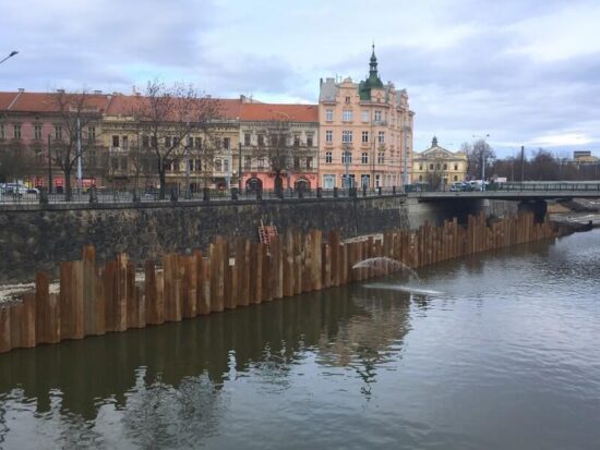 Průběh stavby v únoru 2019