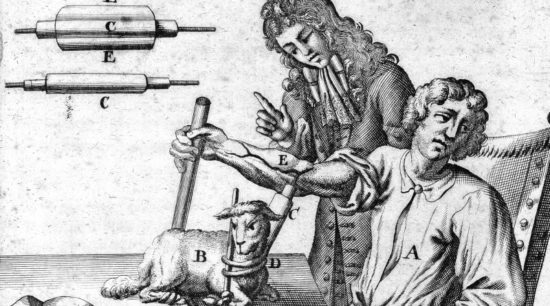 transfuze v roce 1667