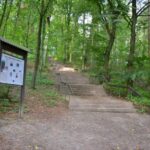Schodiště vedoucí ke kapli na Vršíčku
