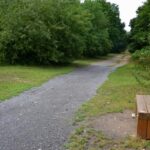 Cesta ke hřbitovu směrem od Bolevce