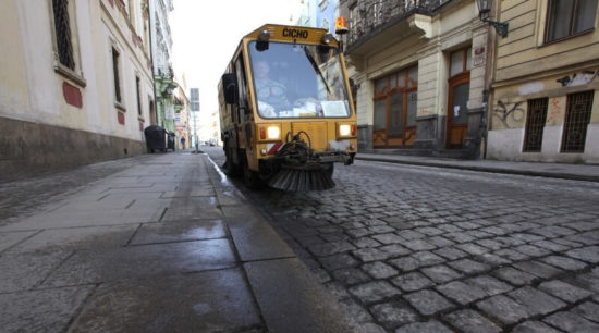 čištění ulice