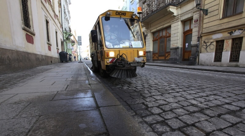 čištění ulice