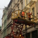 Instalace vánoční výzdoby