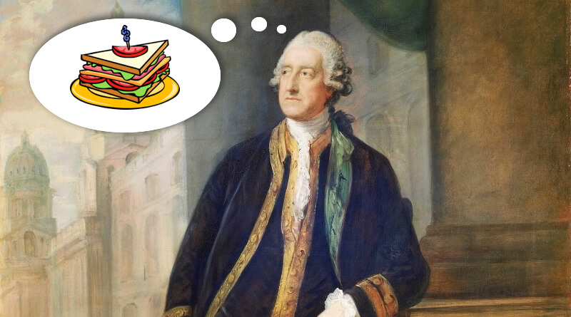 johm montagu myslí na sandwich