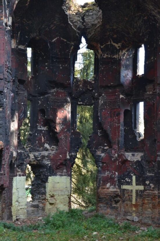 Zřícenina kostela sv. Jana Křtitele