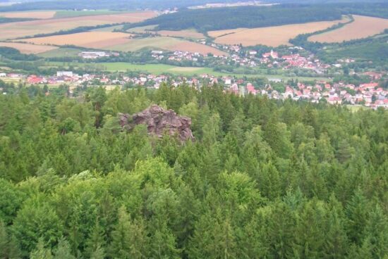 Pohled na Starý Plzenec
