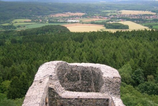 Pohled z vyhlídkového ochozu