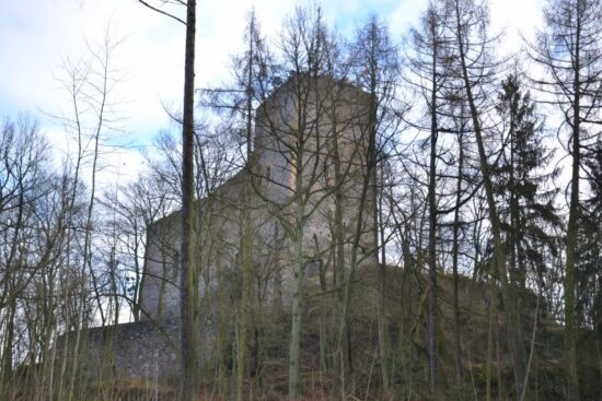 Pohled na zříceninu