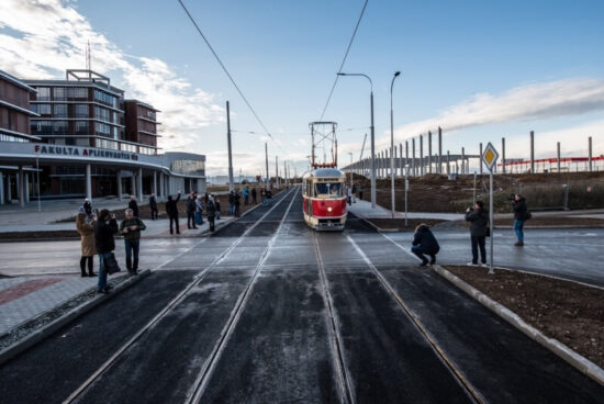 Otevření tramvajové trati