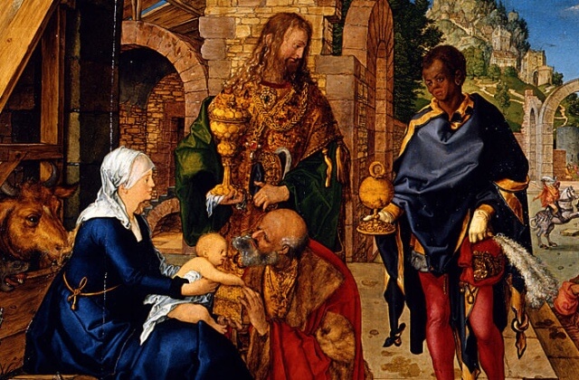 Albrecht Dürer - Klanění tří králů