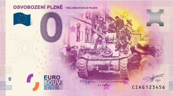 bankovka s motivem osvobození