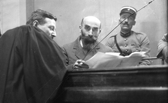 Landru během procesu v roce 1921