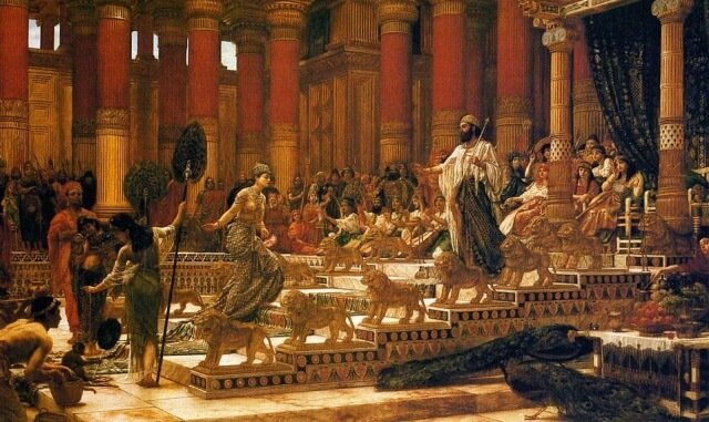 královna ze sáby u šalamouna