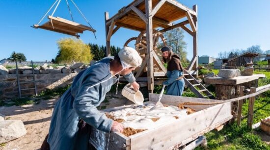 stavba dvorce Karla IV.