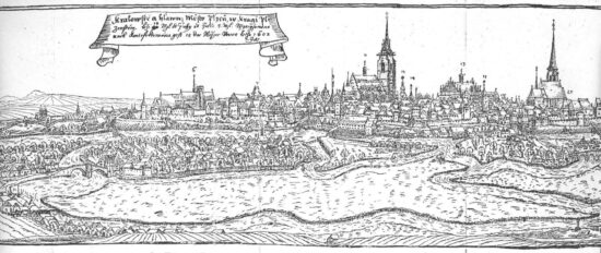 Plzeň v roce 1602