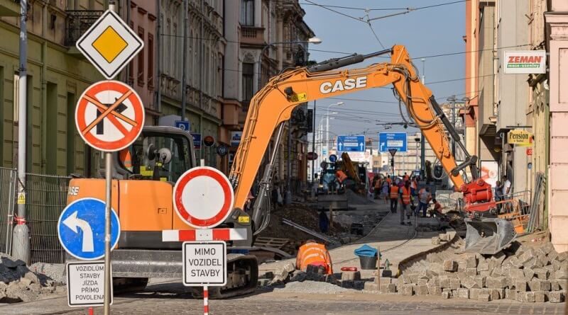 oprava trati v solní