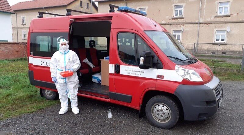 hasiči testují na covid-19