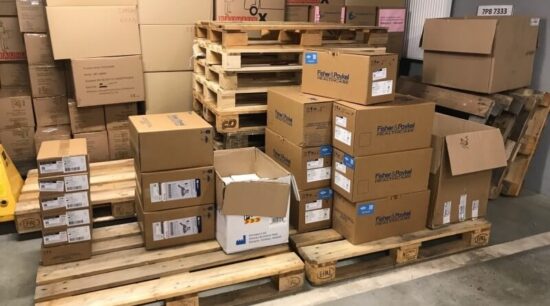 dodávka respirátorů