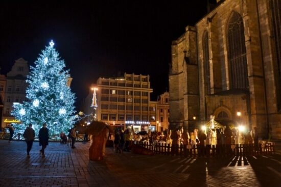 Vánoční strom Plzeň 2020